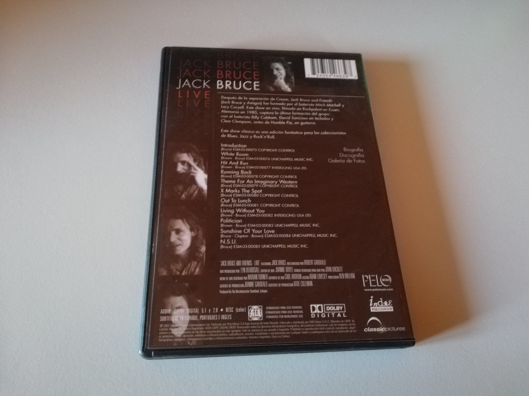 Alle DVDs: JACK BRUCE AND FRIENDS - LIVE – Gebraucht aus Bern von Vinylsound.ch 1