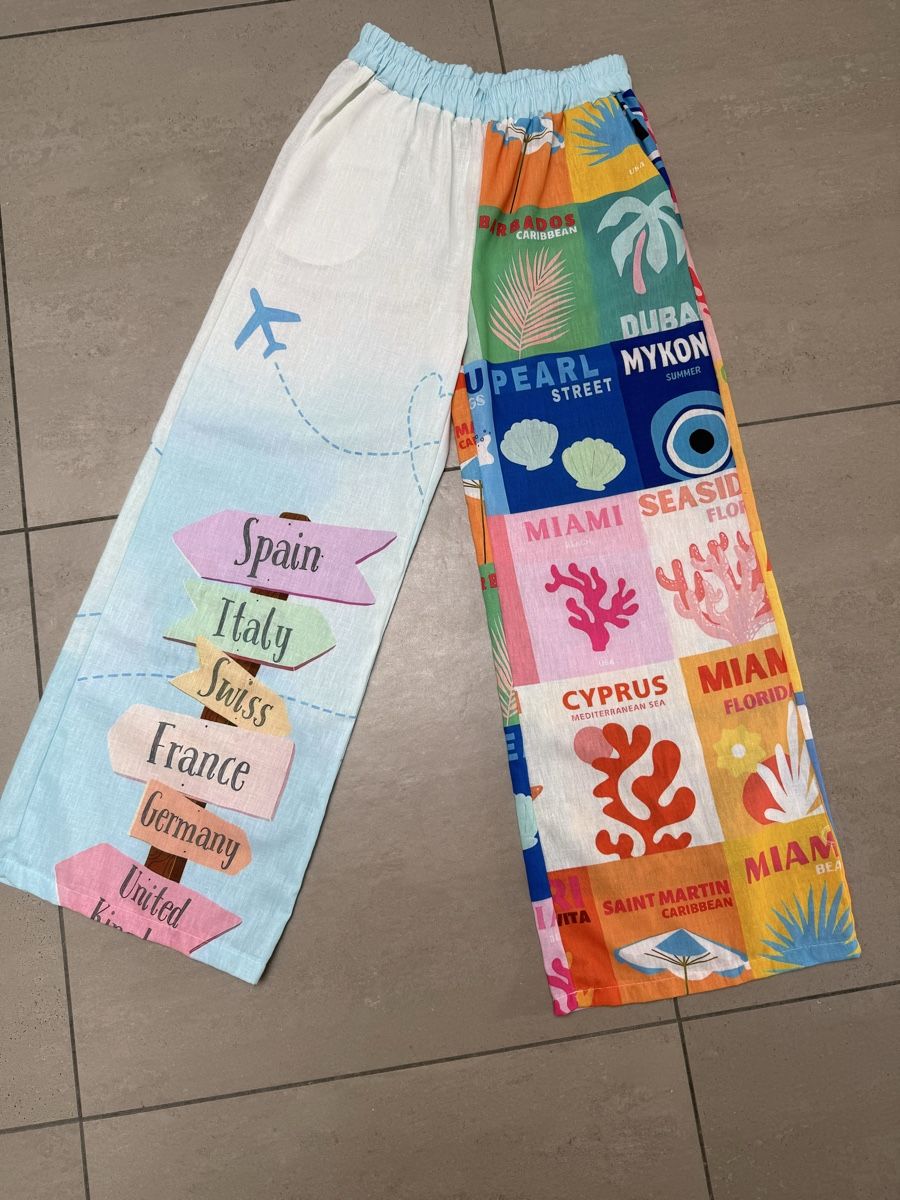 Pantaloni: Boho Sommerhose in Leinenoptik – Nuovo e nell'imballaggio originale da Sigriswil venduto da ck56 1