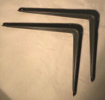 Wandregal Träger Set Metall grau gebrauchter Zustand