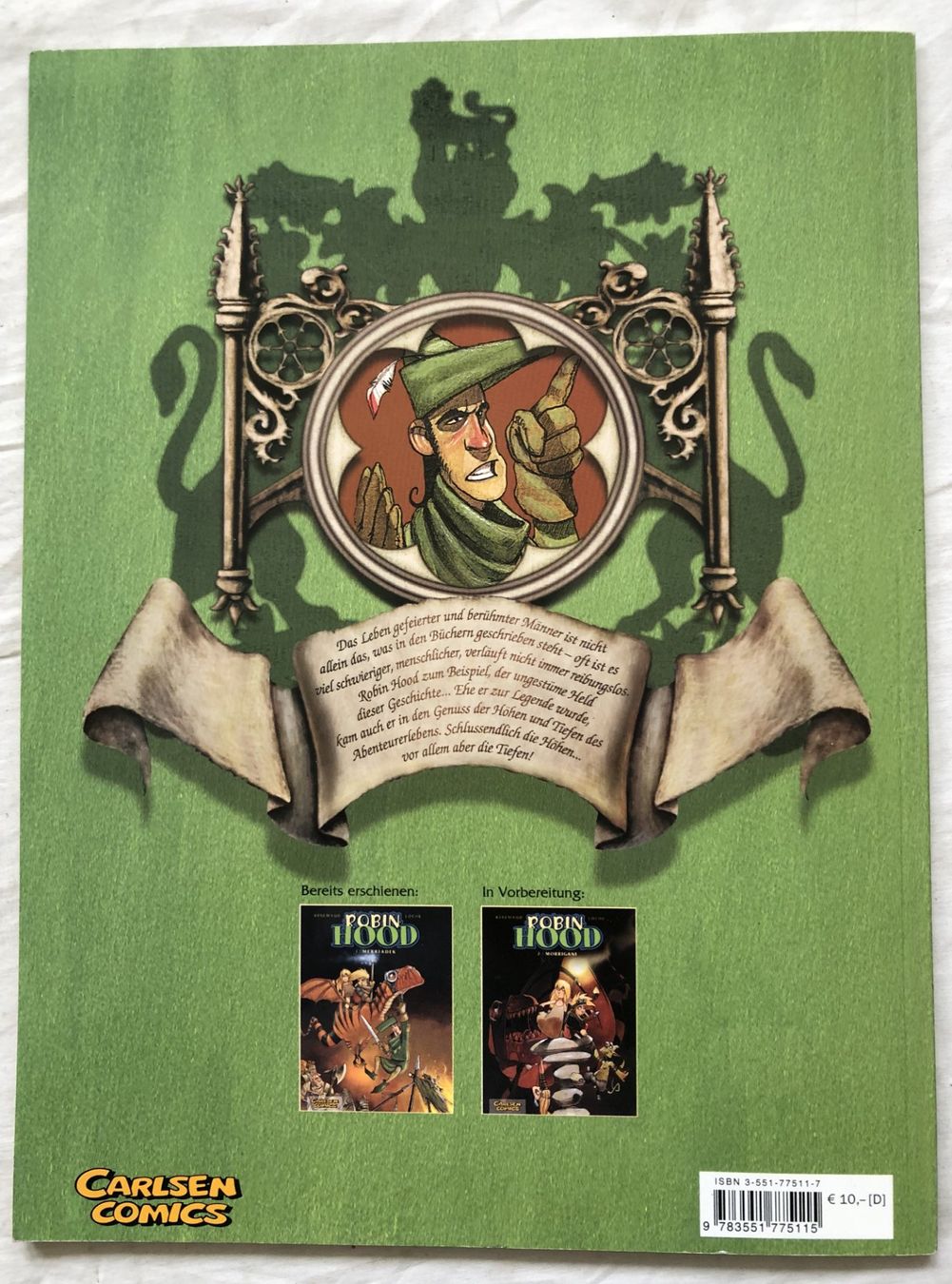 Fumetti: ROBIN HOOD - Band 1 - Merriadek – Usato da Schaffhausen venduto da durruti 4