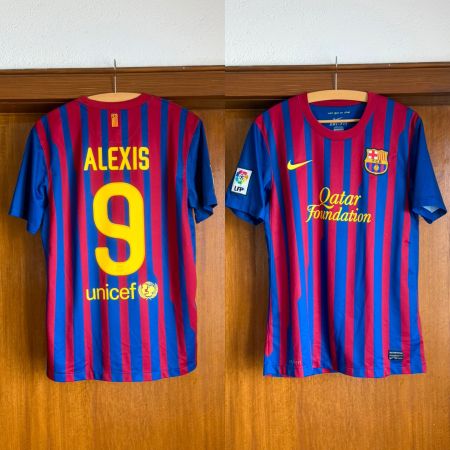 Original Nike FC Barcelona Heim Trikot, Alexis #9, Gr. M