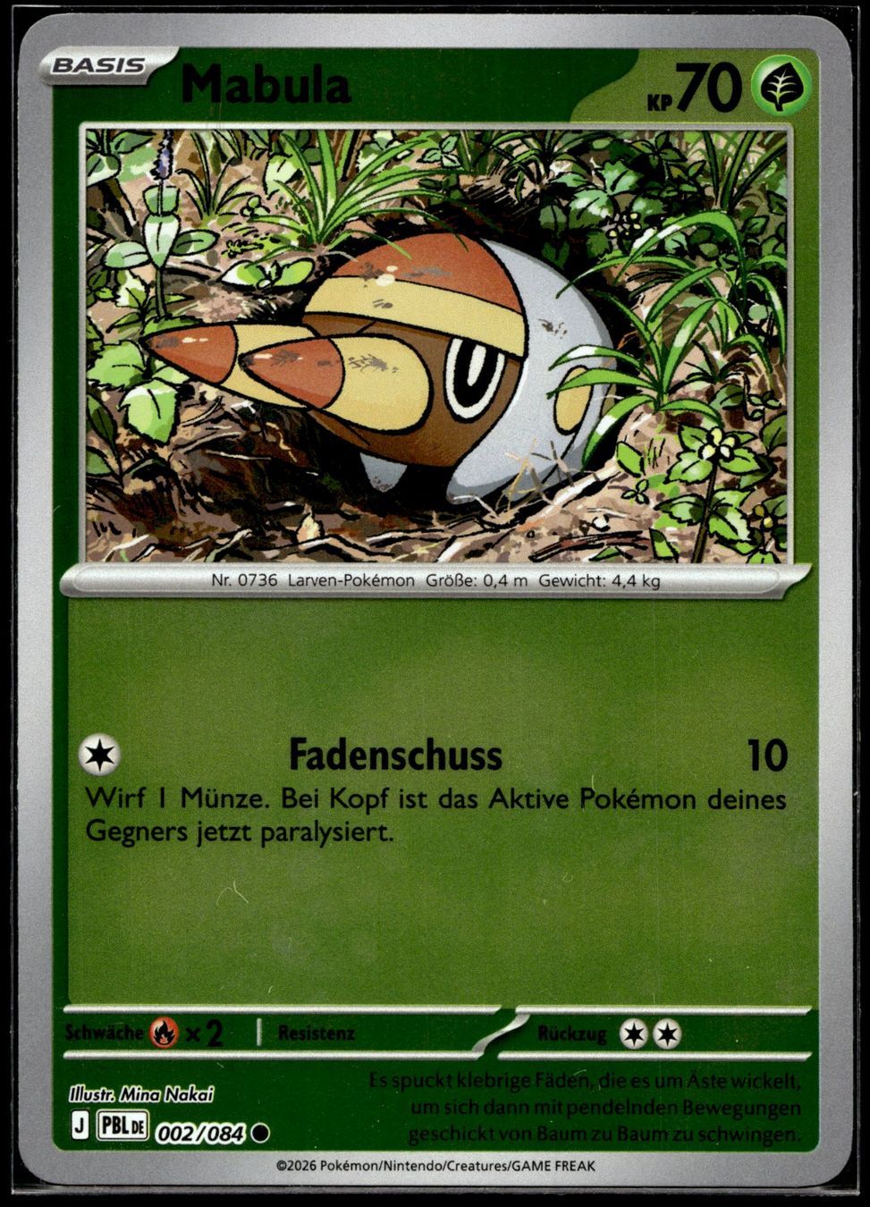 Pokémon Carte collezionabili: Mabula (PBL DE 002/084) - Reverse Holo – Usato da Affoltern am Albis venduto da Chiesa_5