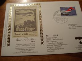 Sonderbrief 1984, 75 Jahre Grade -Doppeldecker