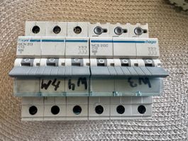 Hager MCN 313 C13 LS 6kA Sicherungsautomaten gebraucht