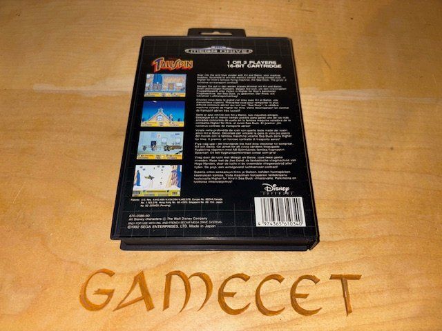Sega Giochi: Talespin Sega Mega Drive Disney – Usato da Steinach venduto da Gamecet 2
