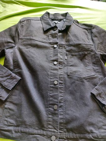 2 veste louson  jean noir Levi's + jean blanc Guess M homme