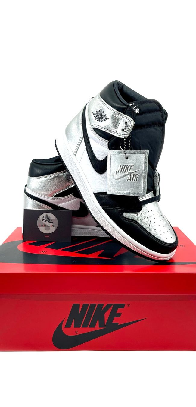 Jordan Scarpe da uomo: Jordan 1 Retro High Silver Toe Grösse EU 40 – Nuovo e nell'imballaggio originale da Küsnacht ZH venduto da SamSneakerSale 1