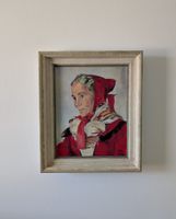Appenzeller Trachtenfrau | Hans Heeb | Ölbild auf Leinen