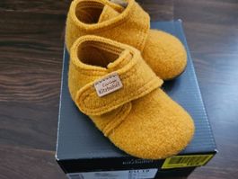 Wolle Klettschuh 19 (9-12m)
