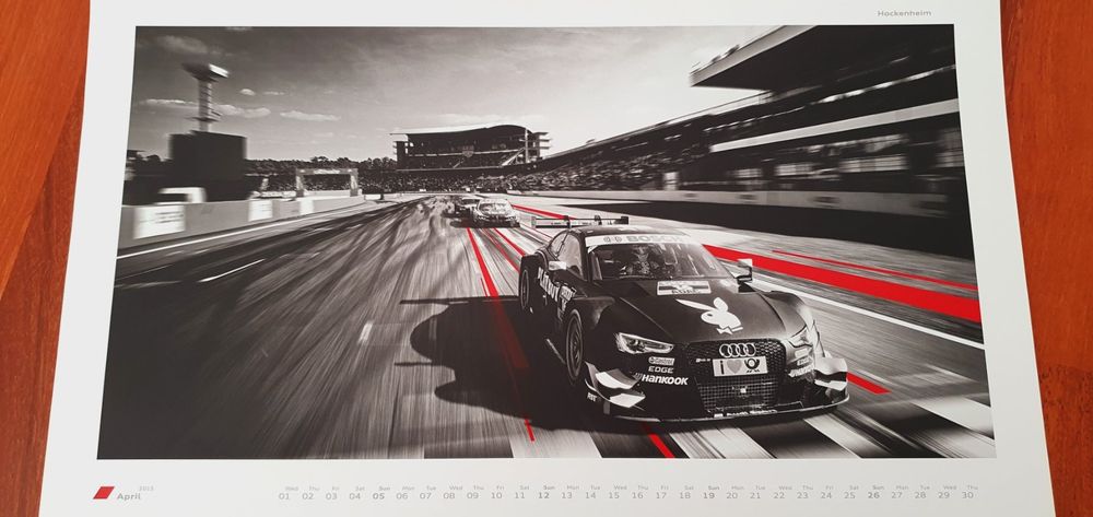 AUDI Motorsport Kalender 12 x Bilder für Autoliebhaber (Gebraucht) in ...