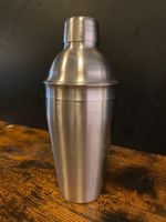 Cocktail Shaker, Edelstahl, dreiteilig, matt - 500ml
