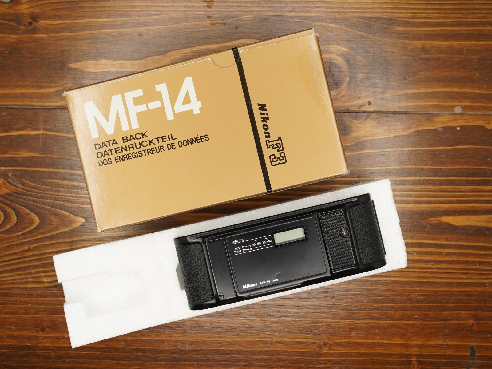 Nikon Fotocamera: Nikon F3 MF-14  Datenrückteil / Data Back OVP – Usato da Bern venduto da FotoStrobo.ch_Outlet