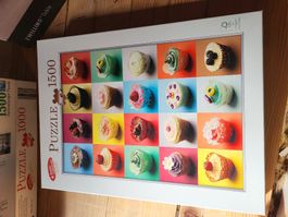Puzzle 1500 Teile Cupcakes 