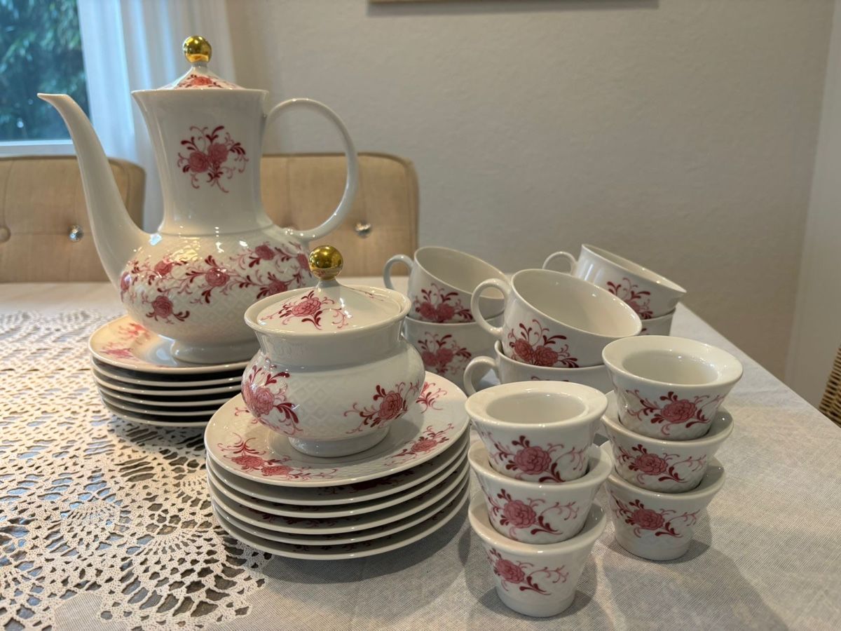 Seltmann Set di piatti: Shabby Chic Geschirr / Frühstücksservice – Usato da Eschen venduto da Camitho