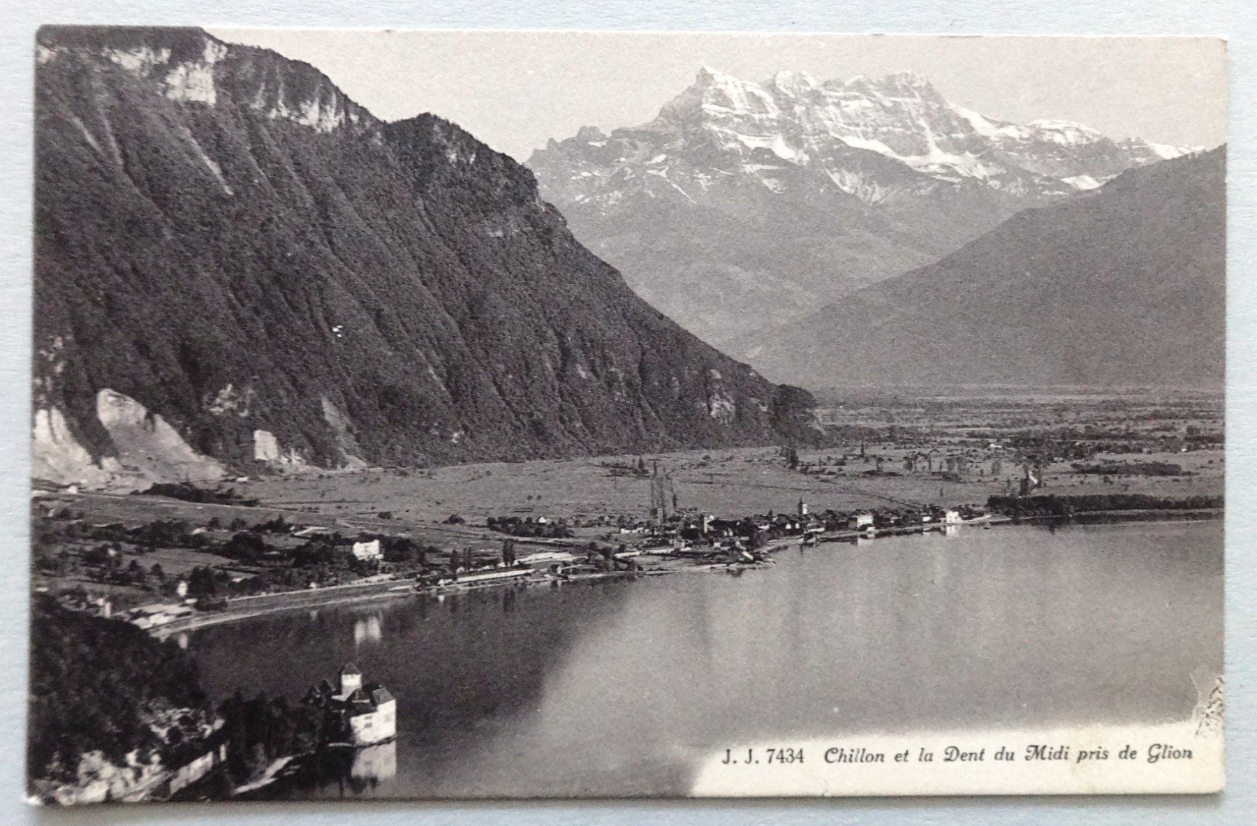 Cartes postales: Chillon et la Dent du Midi pris de Glion – D'occasion à Fétigny par Billy2miny