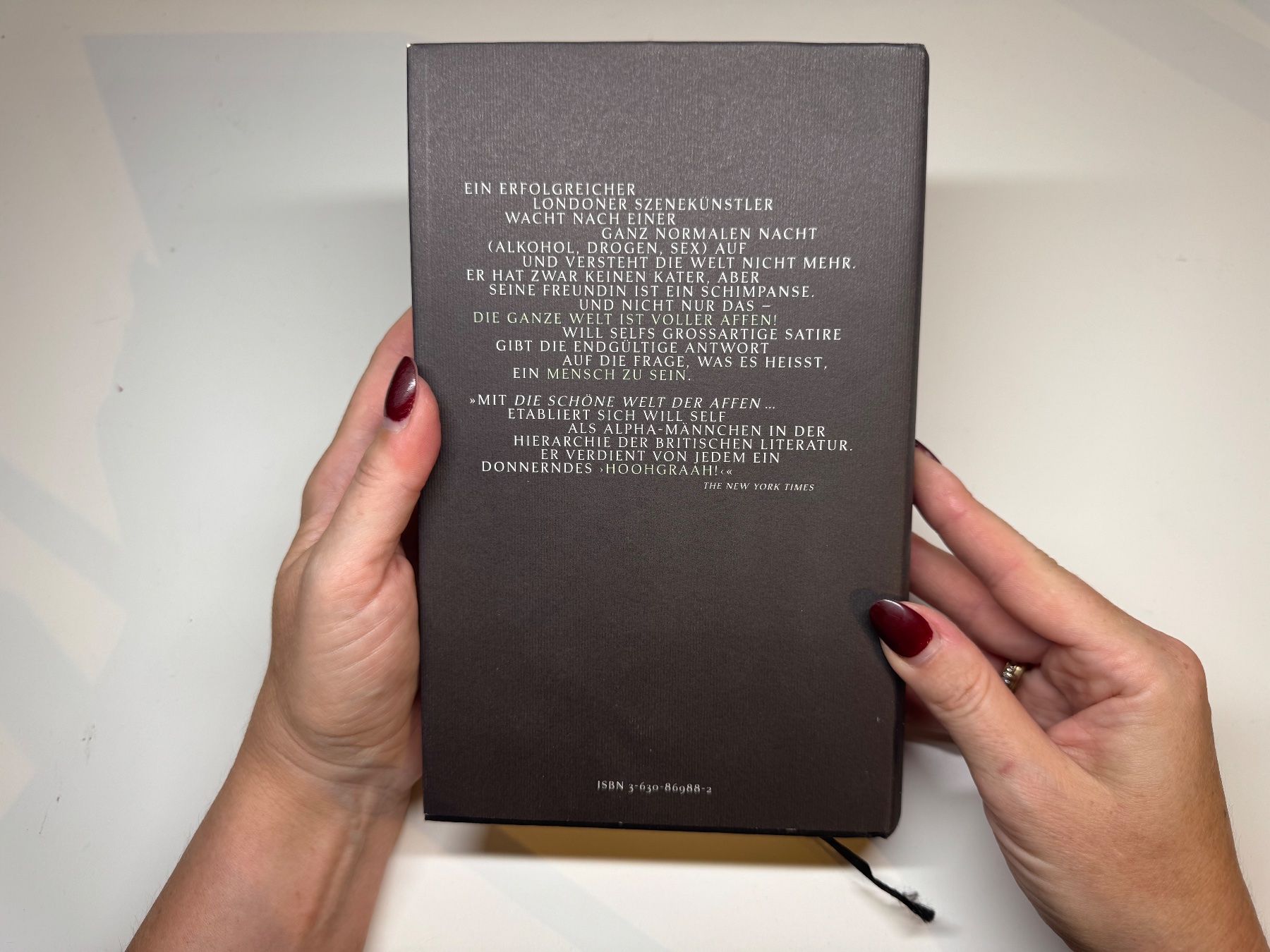 Libri: ROMAN: Will Self, Die schöne Welt der Affen – Usato da Grosswangen venduto da Deutsche_Romane 9