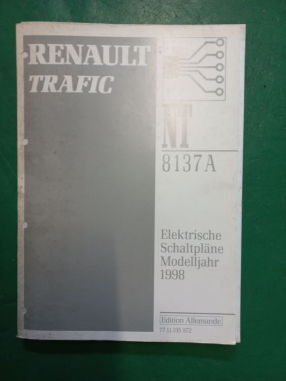 Libri: Renault Reparatur - Werkstatthandbuch Schaltpläne 1998 – Usato da CH - DULLIKEN venduto da swissclassicparts