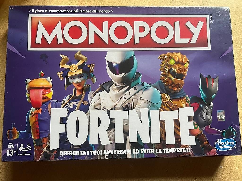 Giochi: Monopoly Fortnite NEU italienisch – Usato da Altstätten SG venduto da Strahlentag