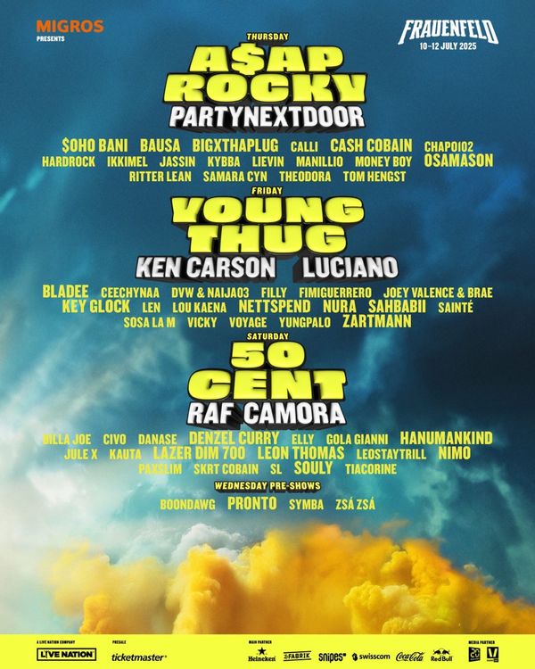  Openair Frauenfeld 2025: 3-Tages Ticket + Glamping Zelt (Neu und 