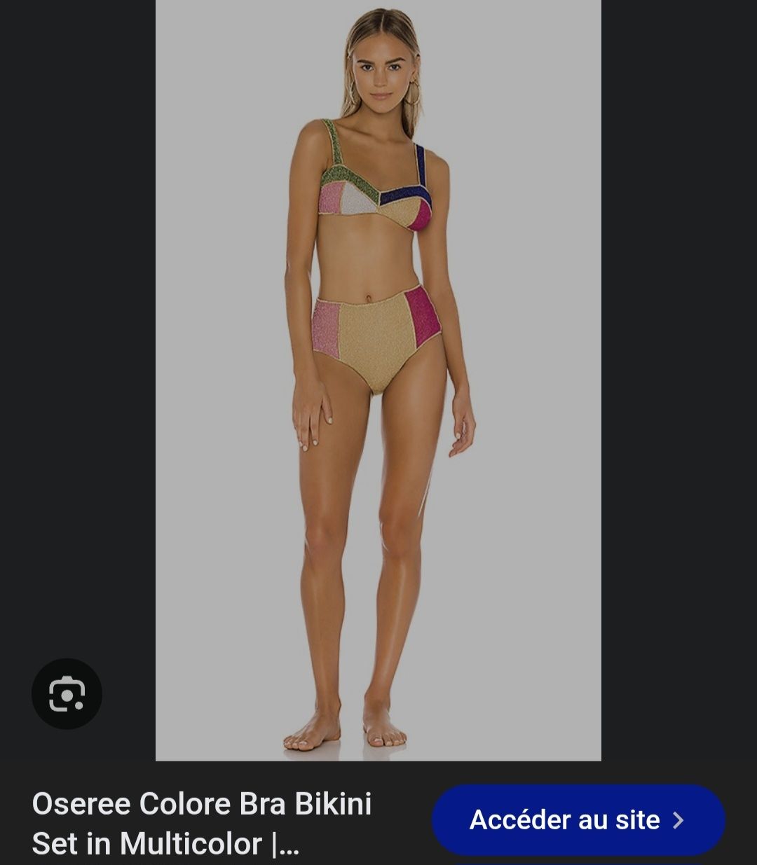 Costumi da bagno & Bikini: Bikini size L imitation Oseree patchwork vintage highwaist – Nuovo e nell'imballaggio originale da La Sarraz venduto da lupintoro 6