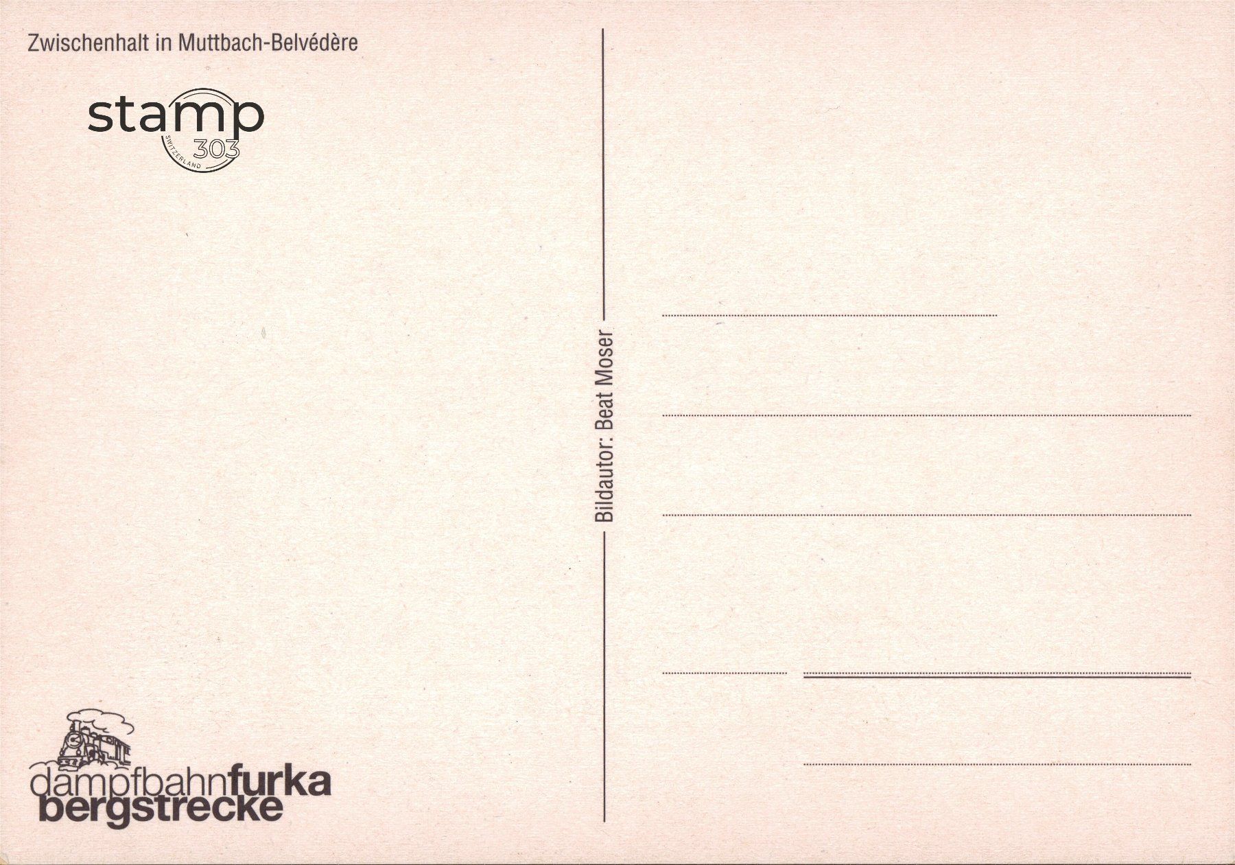 Cartoline postali: AK Dampfbahn Furka Bergstrecke – Usato da Eggersriet venduto da stamp303 1