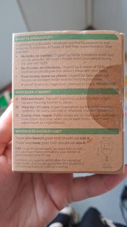 Medizinische Geräte: 2x OrganiCup Menstruationstasse Gr. A Normal + Mini – Neu und originalverpackt aus Aefligen von helinae90 3