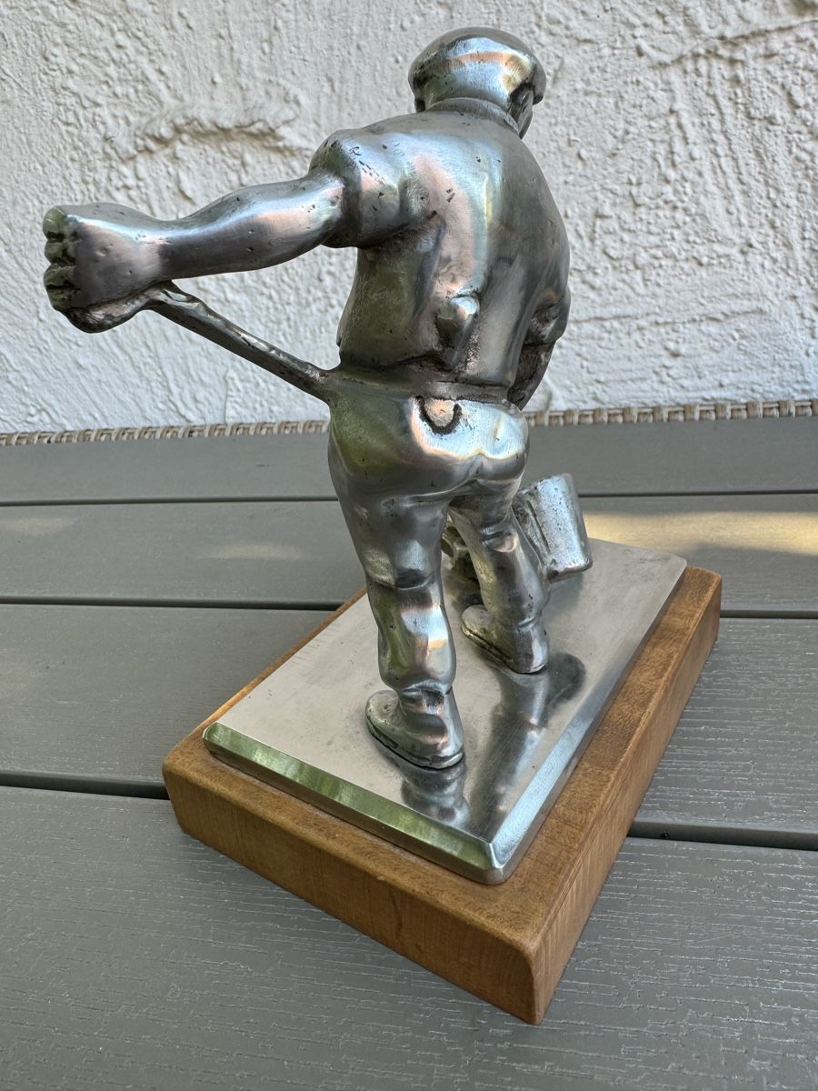 Skulpturen & Statuen: 🔥DDR Statuette Eisengießer Statuette eines Eisengießers Gus – Gebraucht aus Morges von SevArt 4