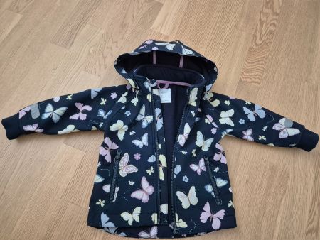 Lindex Softshelljacke, Grösse 92, Schmetterlinge🦋, Top!