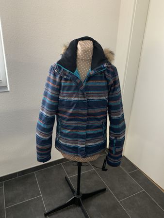 Roxy Winterjacke Skijacke Gr. M, Gestreift, Top Zustand!