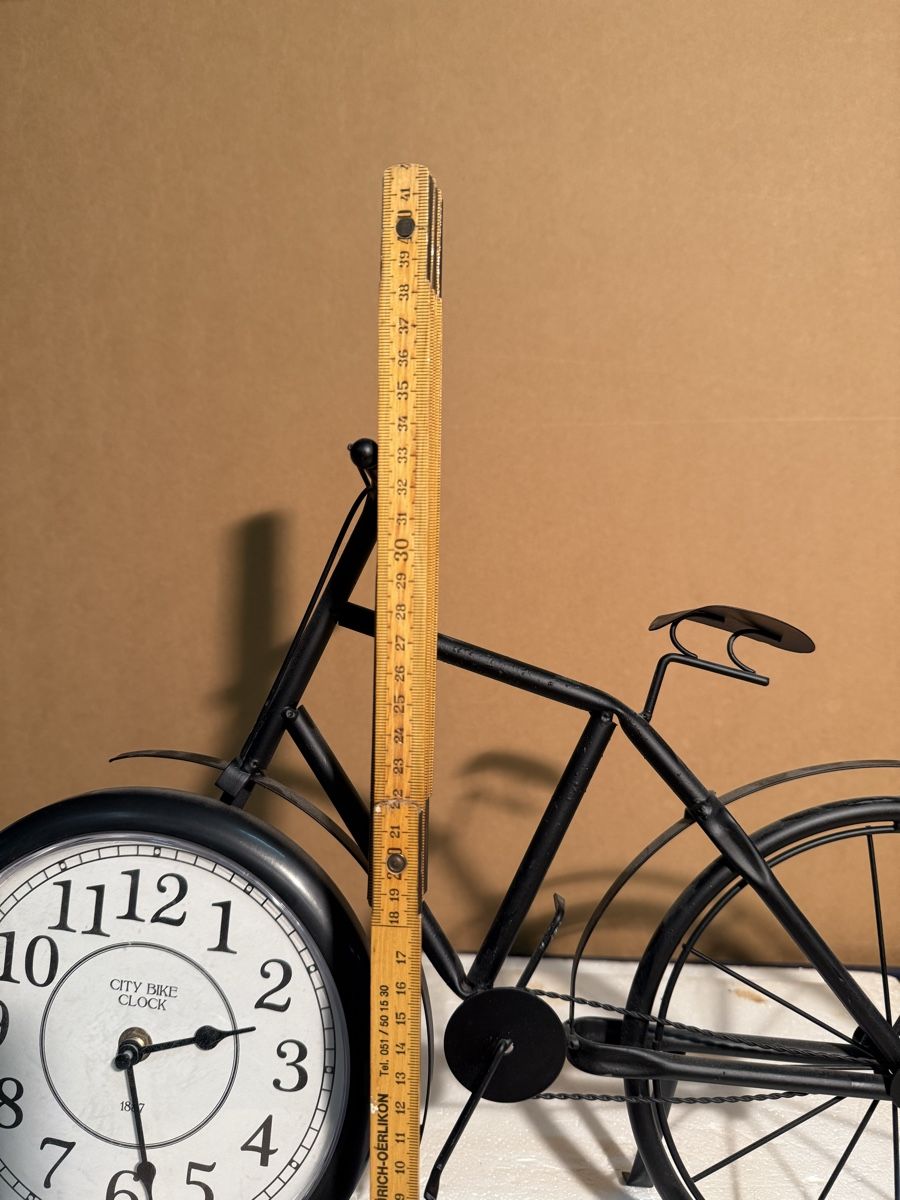 Orologi: Vintage Bicycle Clock - Unique Home Decor - Metal Frame – Usato da Lausanne venduto da artnouveau04 7