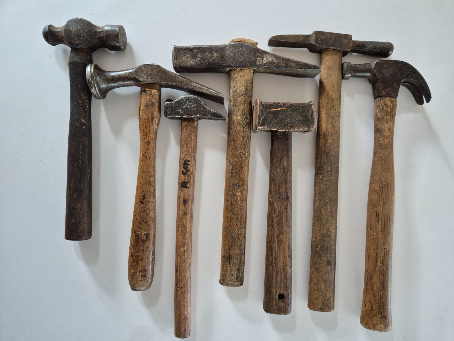 Alle Werkzeuge: Sammlung von 7 alten Hämmern – Gebraucht aus Schlosswil von donmarcos62