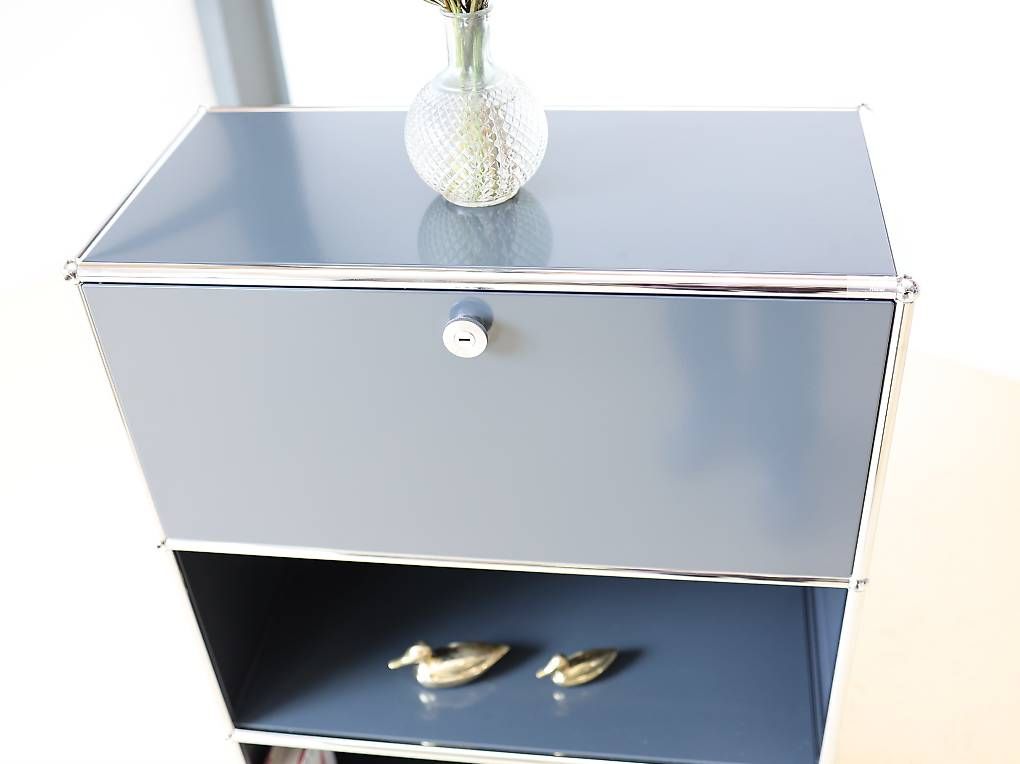 USM Scaffali: USM Haller Highboard in Anthrazitgrau 1x3 – Usato da Meinisberg venduto da atelier_TILIJA 6