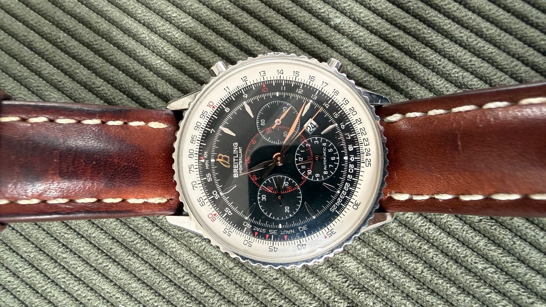 Breitling Orologi: Breitling Navitimer Montbrillant Automatik Chronograph – Usato da Faoug venduto da rotzi97