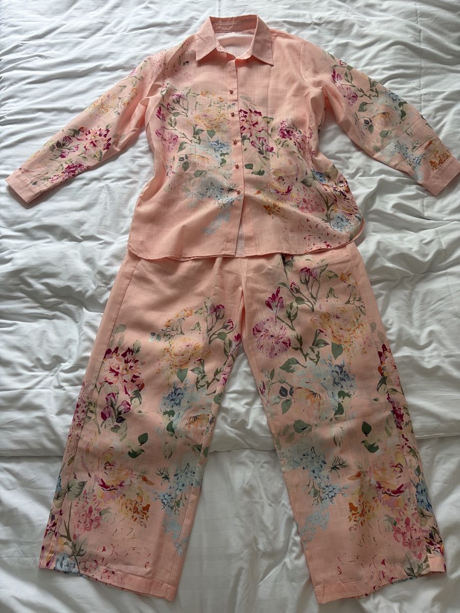 Kleiderpakete: Linen Blend Blouse & Pants [Freesize] – Neu (gemäss Beschreibung) aus St.Josefen von lop_lh8d 5