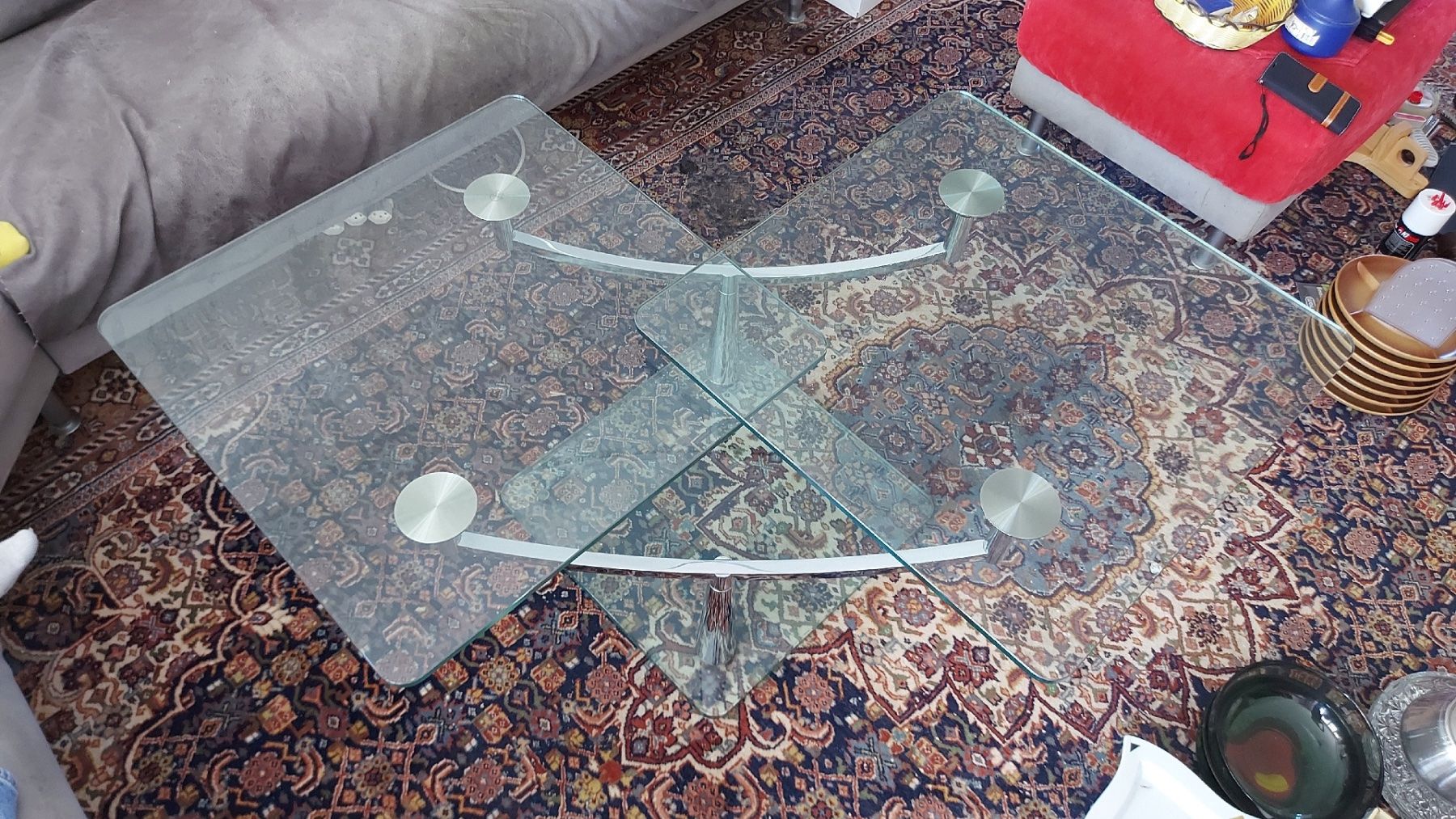 Tavoli: Couchtisch aus Glas – Usato da Dussnang venduto da Phil.Sm 1