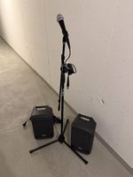 Portables PA-Set:2 Samson Lautsprecher Mikrofon