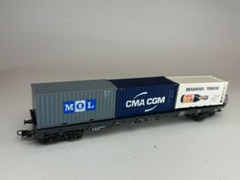 Liliput Containerwagon GMA;MOL; Brauhaus Torgau