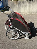 Fahrradanhänger Thule Chariot Cougar rot gebrauchter Zustand