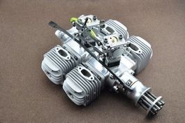 Benzin Boxermotor 128ccm DLA128 - 4-Zylinder - inkl. Zündung