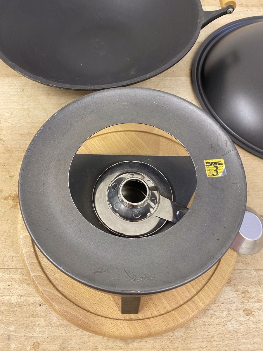 Sigg Pfannen: Wok SIGG zum Kochen mit Brennpaste – Gebraucht aus Seengen von Maluscha 5