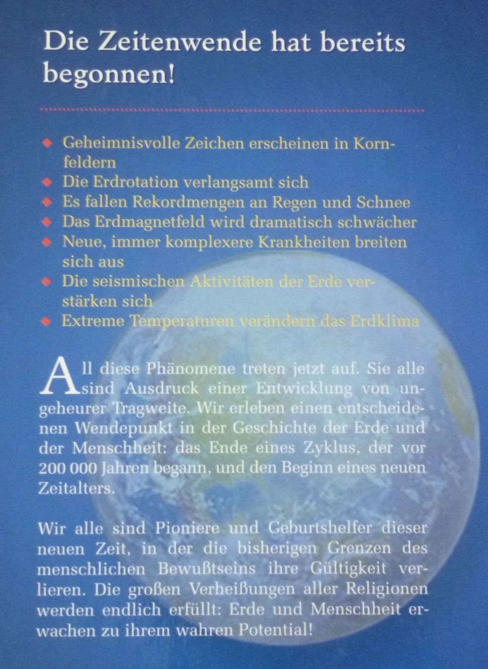 Bücher: Das Erwachen der neuen Erde – Neu und originalverpackt aus Mauren von Yeelen 3