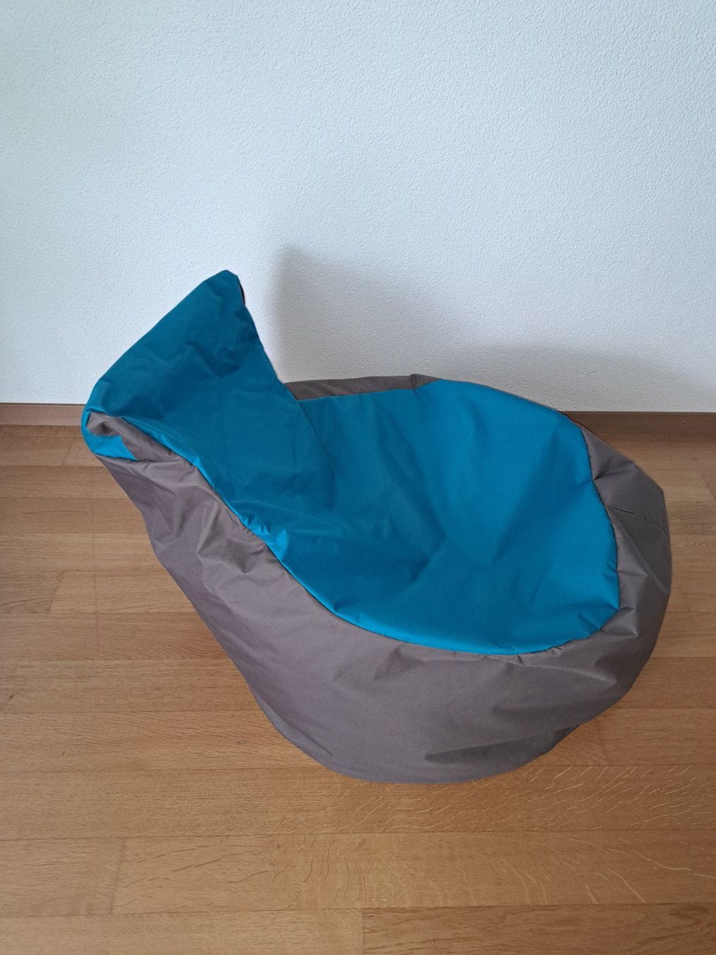 Pfister Kissen: Sitzsack türkis-grau – Gebraucht aus Baar von jdr_nb97 1