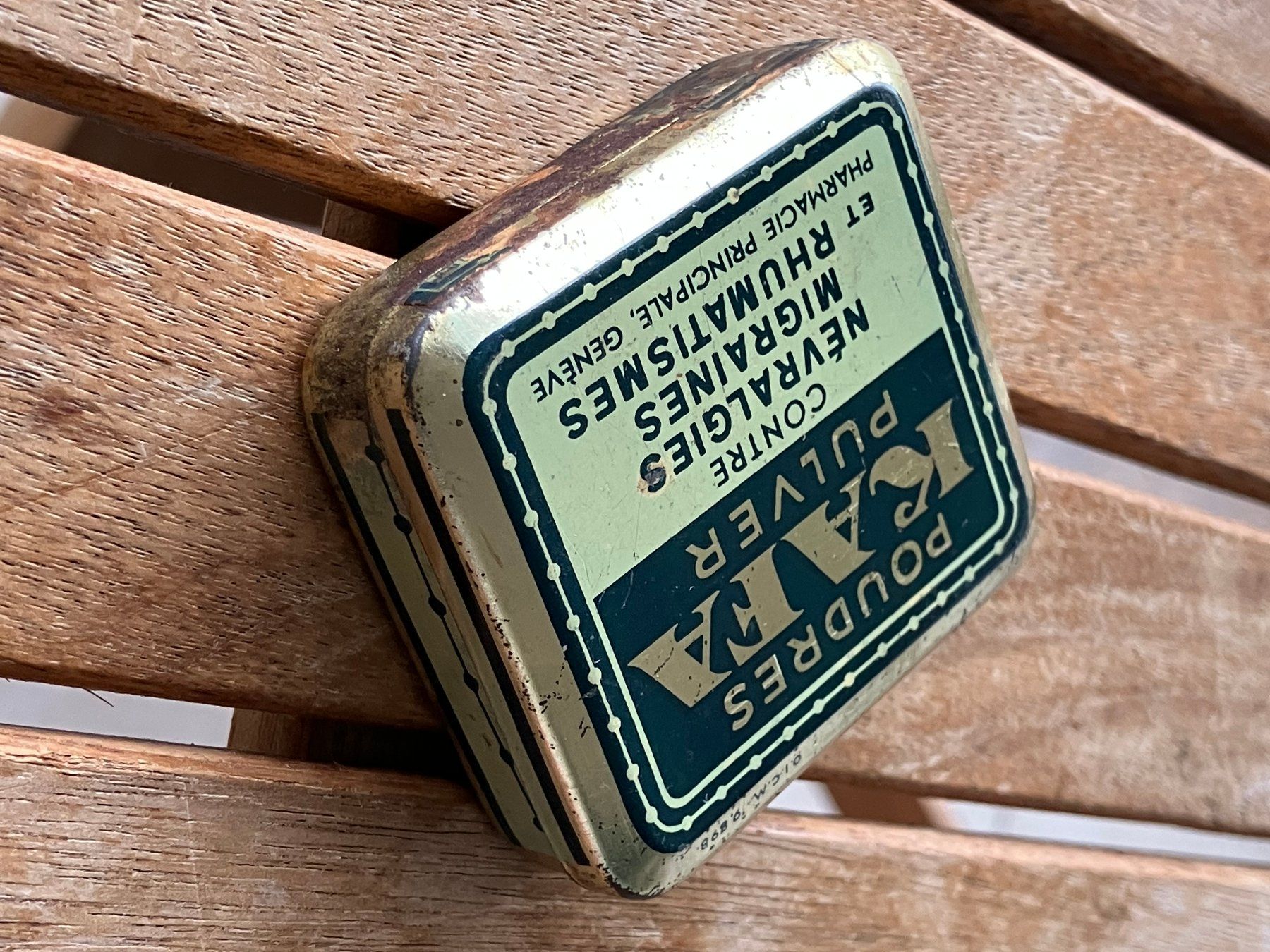 Barattoli: KAFA-Pulver-Blechdose – Usato da Otelfingen venduto da Rettalsch 8