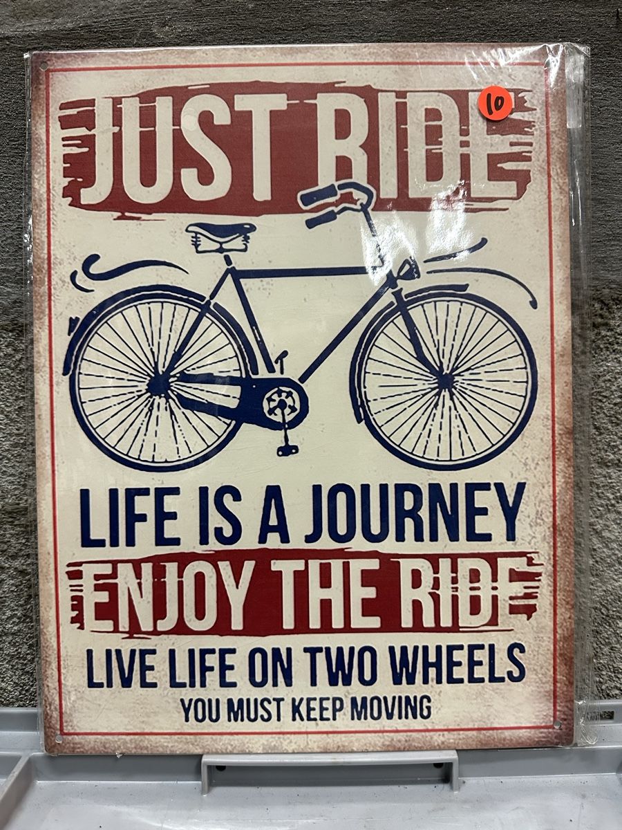 Schilder: Just ride fahrrad velo – Neu (gemäss Beschreibung) aus Reinach AG von rares75