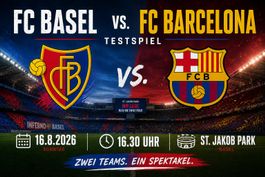 2 Tickets (nebeneinander) FC Basel vs. FC Barcelona