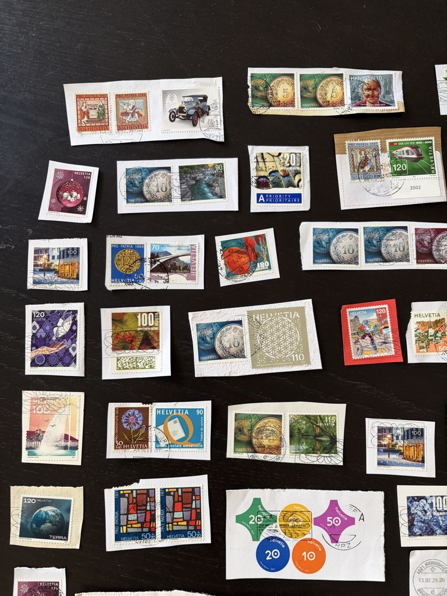 Alle Briefmarken: Neuere CH-Marken zum Ablösen – Gebraucht aus Therwil von rubininio 1