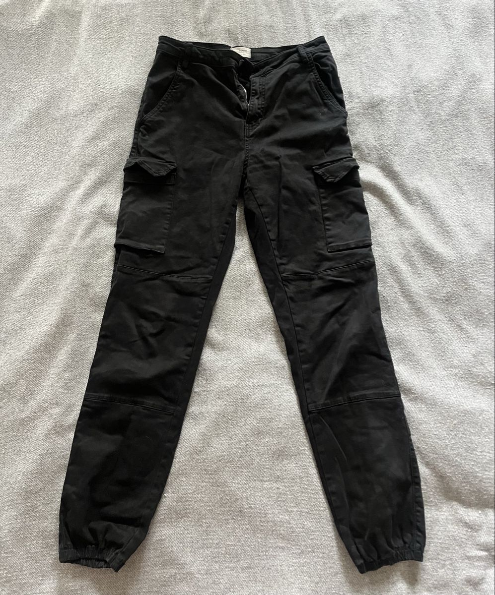 Tally Weijl Pantaloni: Schwarze Cargo Hose, Gr. 36 – Usato da Thalheim venduto da karmabis_