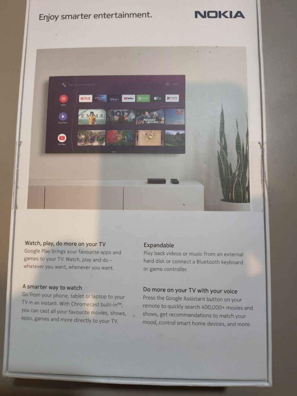 Nokia Ricevitori: Nokia Streaming Box 8000 4K UHD Android TV neuwertig – Usato da Uznach venduto da paulbue 4