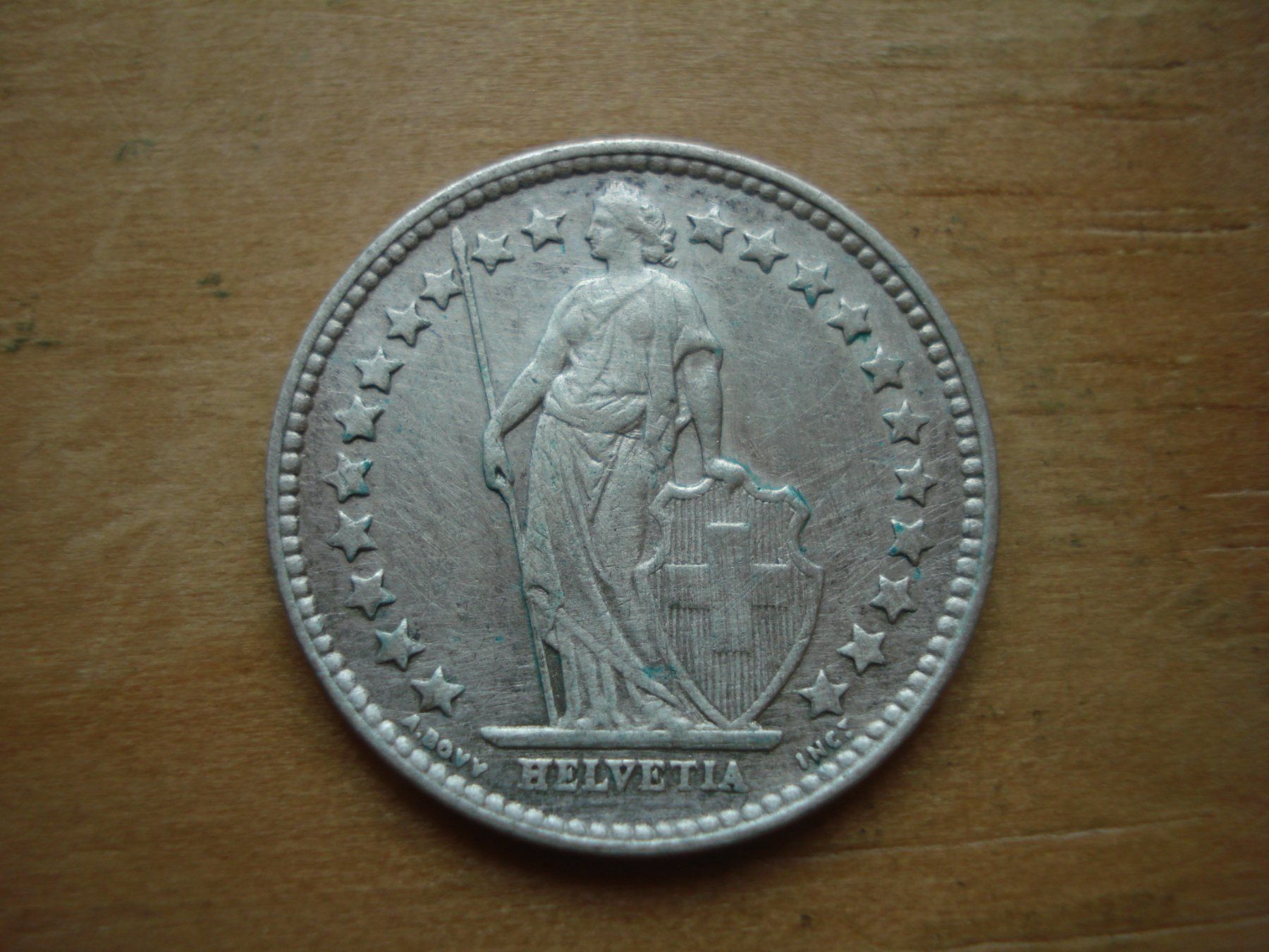 Tutti le monete: (Z3) 1/2 Franken 1916 VZ – Usato da Erlach venduto da Net-Coins 1