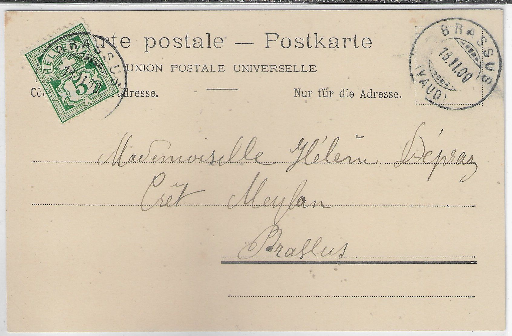 Cartoline postali: Barque du Leman - En rade Geneve - Litho – Usato da Ettingen venduto da Kartenplanet 1